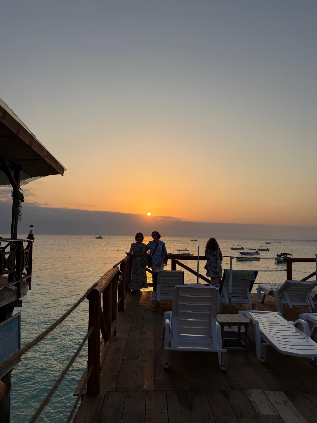 Sunset on the Zanzibar coast